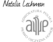 podpis adwokat Natalii Lechman